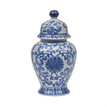 Fng 006 Çiçek Desenlı Kup 21x36 Cm Mavi